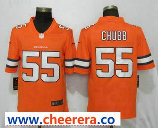 Bradley Chubb Denver Broncos orange Color Rush jersey
