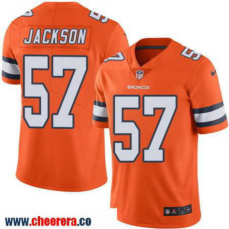 Tom Jackson Denver Broncos orange Color Rush jersey