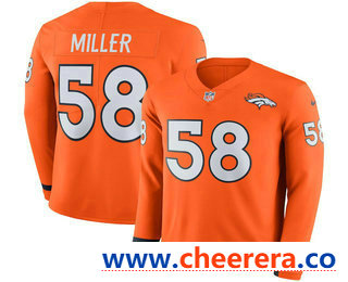 Von Miller Denver Broncos orange Limited jersey