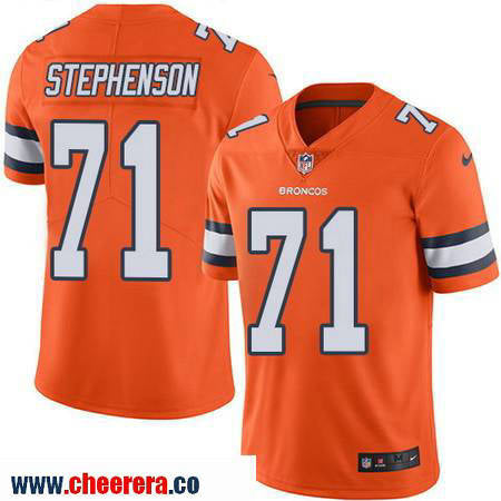 Donald Stephenson Denver Broncos orange Color Rush jersey