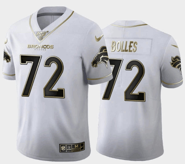 Garett Bolles Denver Broncos white Limited jersey