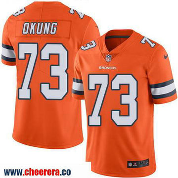 Russell Okung Denver Broncos orange Color Rush jersey