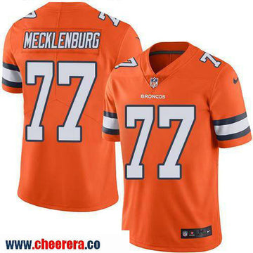 Karl Mecklenburg Denver Broncos orange Color Rush jersey