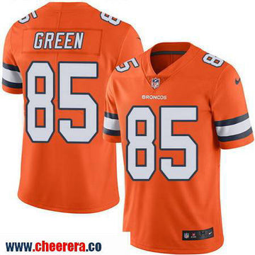 Virgil Green Denver Broncos orange Color Rush jersey