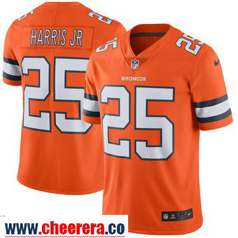 Chris Harris Jr Nike Denver Broncos orange Color Rush jersey
