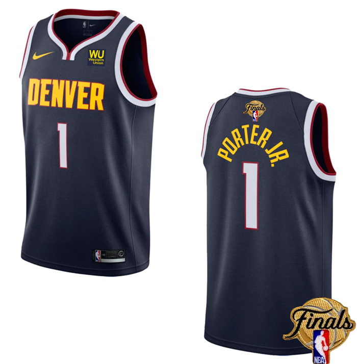 Michael Porter Jr Denver Nuggets navy jersey