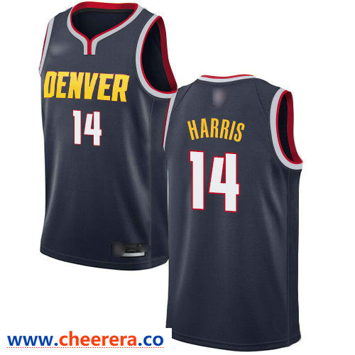 Gary Harris Denver Nuggets navy jersey