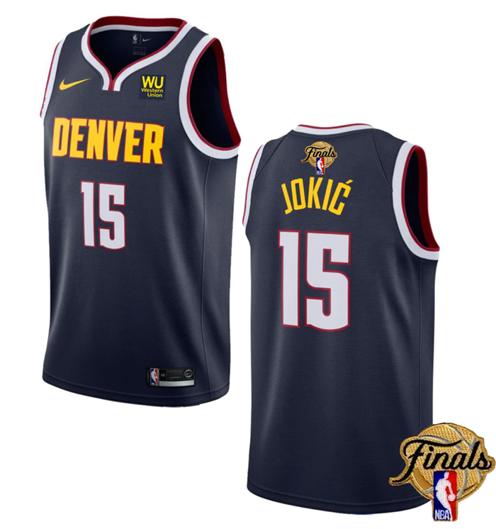 Nikola Jokic Denver Nuggets navy jersey