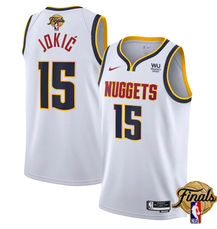 Nikola Jokic Denver Nuggets white jersey