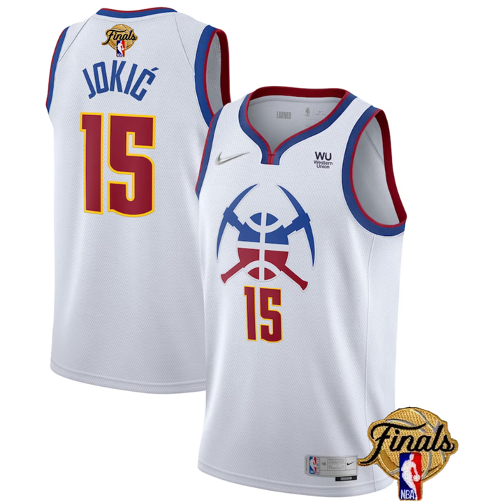 Nikola Jokic Denver Nuggets white jersey