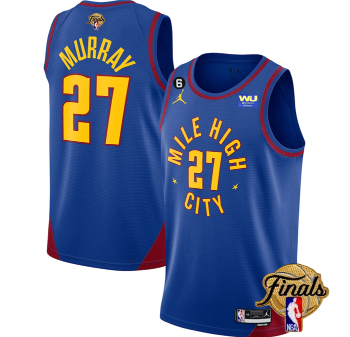 Jamal Murray Denver Nuggets blue jersey