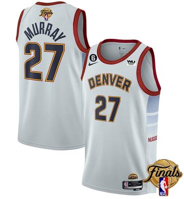 Jamal Murray Denver Nuggets silver jersey