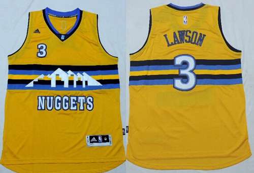 Ty Lawson Revolution Denver Nuggets yellow jersey