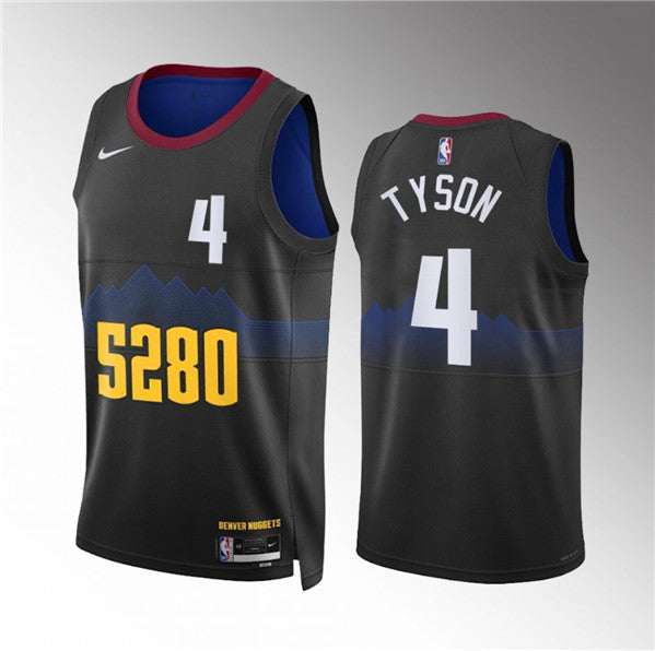 Hunter Tyson Denver Nuggets black jersey
