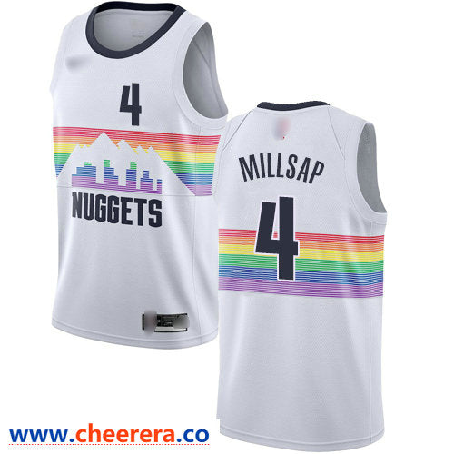 Paul Millsap Denver Nuggets white jersey