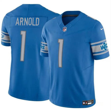 Terrion Arnold Detroit Lions blue Vapor jersey