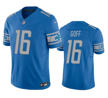 Jared Goff Detroit Lions blue Vapor jersey