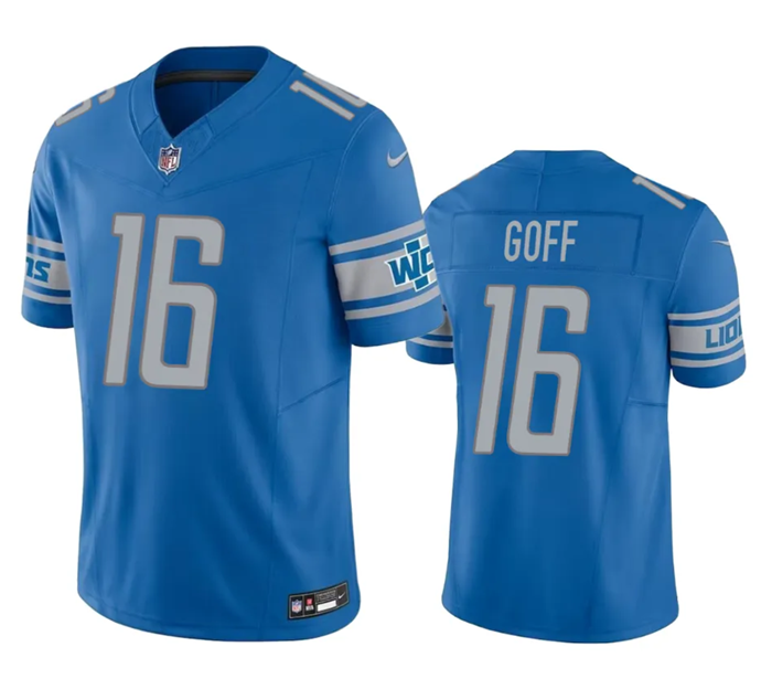 Jared Goff Detroit Lions blue Vapor jersey