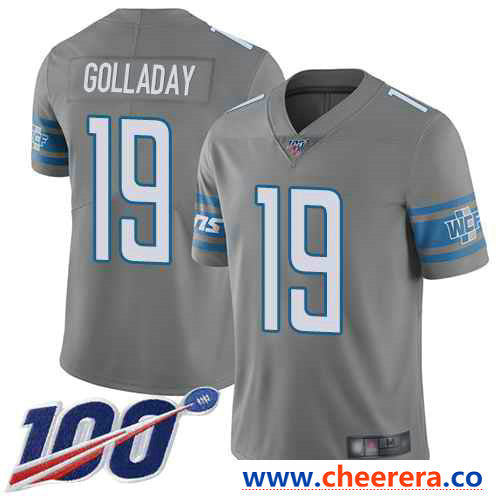 Kenny Golladay Detroit Lions gray Limited jersey
