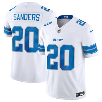 Barry Sanders Detroit Lions white Vapor jersey