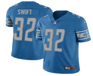 DAndre Swift Detroit Lions blue Vapor jersey