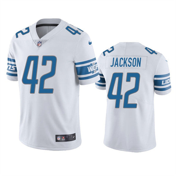 Justin Jackson Detroit Lions white Vapor jersey