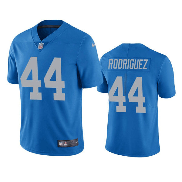 Malcolm Rodriguez Detroit Lions blue Vapor jersey