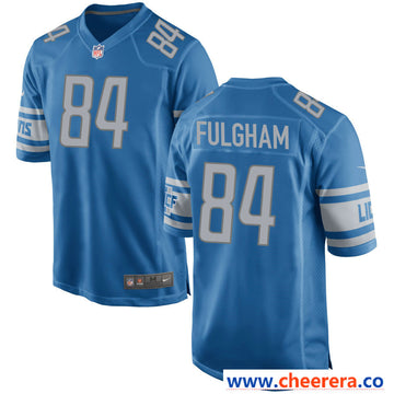 Travis Fulgham Detroit Lions blue Limited jersey