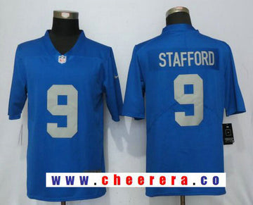 Matthew Stafford Detroit Lions royal Vapor jersey