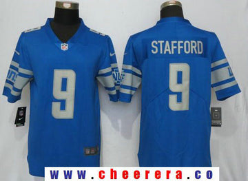Matthew Stafford Detroit Lions royal Vapor jersey