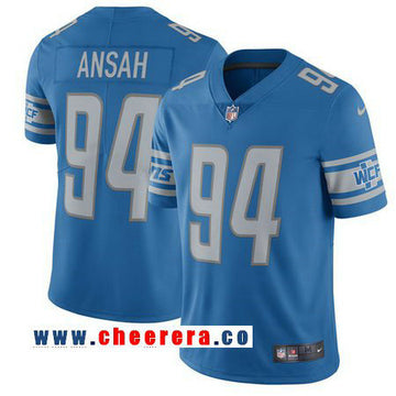 Ezekiel Ansah Nike Detroit Lions blue Limited jersey