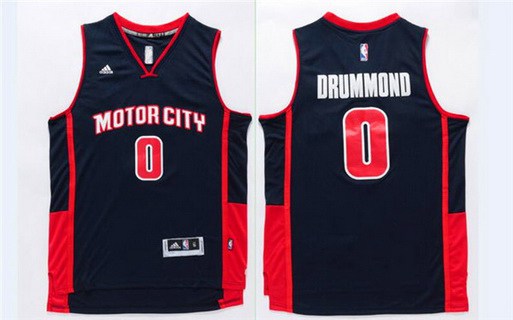 Andre Drummond Revolution Detroit Pistons navy jersey