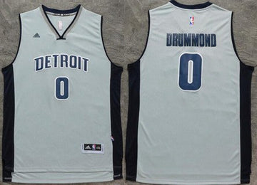 Andre Drummond Revolution Detroit Pistons gray jersey