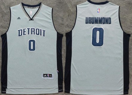 Andre Drummond Revolution Detroit Pistons gray jersey