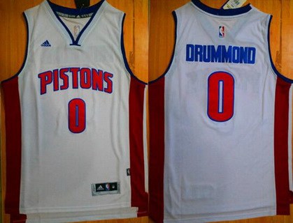 Andre Drummond Revolution Detroit Pistons white jersey