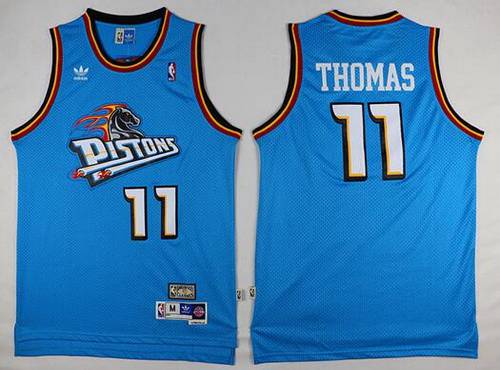 Isiah Thomas Detroit Pistons teal Throwback jersey