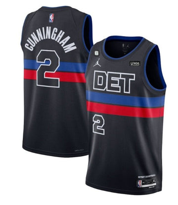 Cade Cunningham Detroit Pistons black jersey