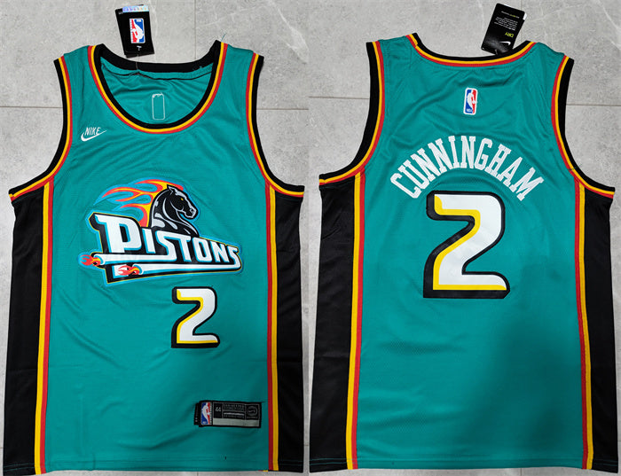 Cade Cunningham Detroit Pistons blue jersey