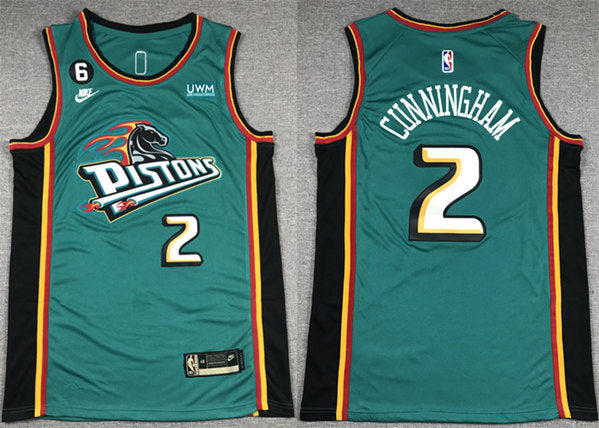 Cade Cunningham Detroit Pistons blue jersey