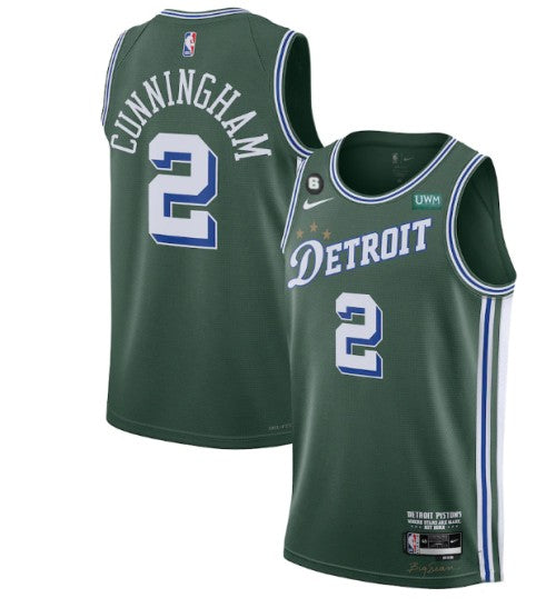 Cade Cunningham Detroit Pistons green jersey