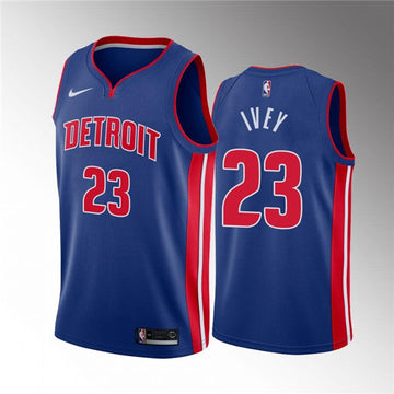 Jaden Ivey Detroit Pistons blue jersey