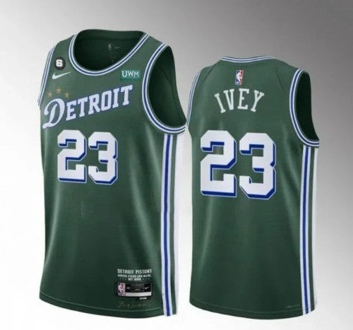 Jaden Ivey Detroit Pistons green jersey