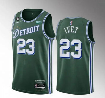 Jaden Ivey Detroit Pistons green jersey