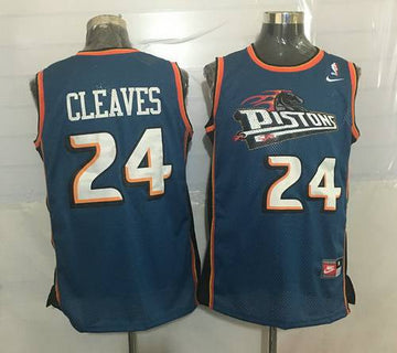 Mateen Cleaves Detroit Pistons teal Throwback jersey