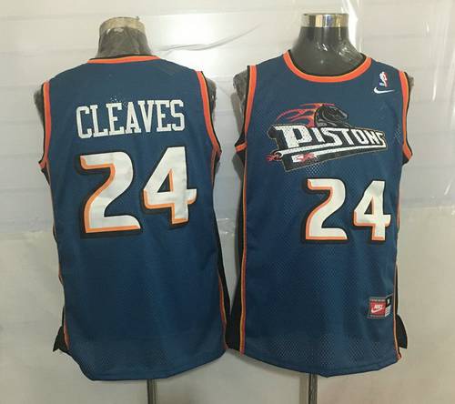 Mateen Cleaves Detroit Pistons teal Throwback jersey