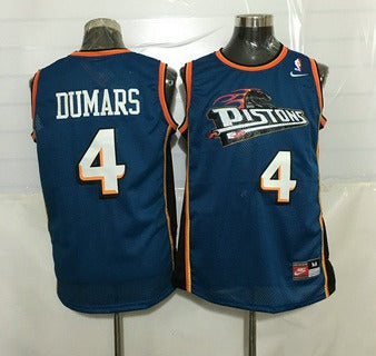 Joe Dumars Detroit Pistons teal jersey