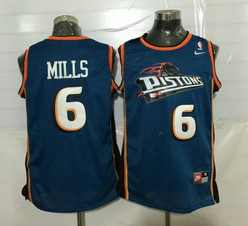 Terry Mills Detroit Pistons teal jersey