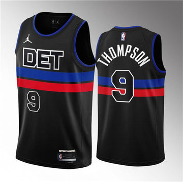 Ausar Thompson Detroit Pistons black jersey