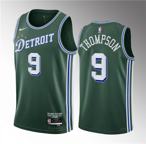 Ausar Thompson Detroit Pistons green jersey