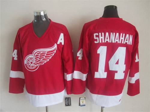 Brendan Shanahan Detroit Red Wings red Throwback jersey